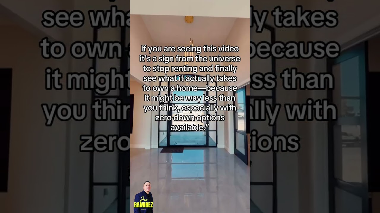 If you are seeing this video it’s a sign from the universe to stop renting and finally see what it